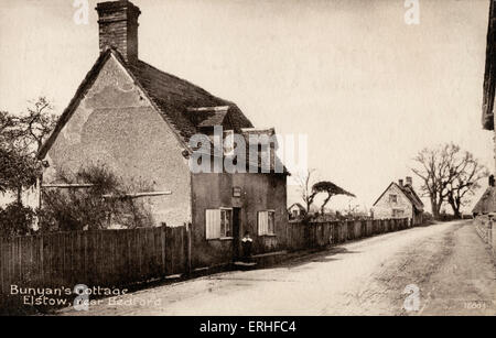 John Bunyan 's cottage - Elstow, near Bedford 28 November 1628 - 31 August 1688 Stock Photo