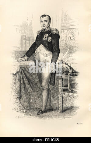 Napoleon Bonaparte  in office.  Emperor of France. 15 August 1769 - 5 May 1821. Stock Photo