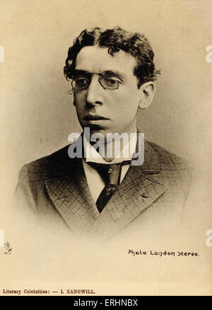 Israel Zangwill English writer 1864-1926. Literary celebrities series. Stock Photo