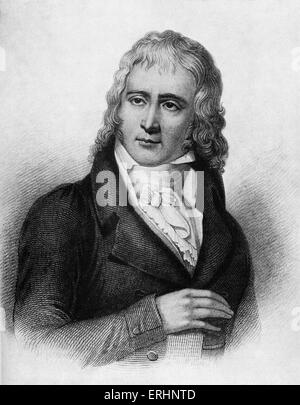 Benjamin Constant in 1800.  Henri-Benjamin Constant de Rebecque, Swiss-born,  writer and French politician.  25 October  1767 – Stock Photo