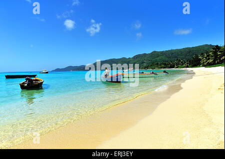 Anse Royale, beach on Island Mahe, Seychelles Stock Photo