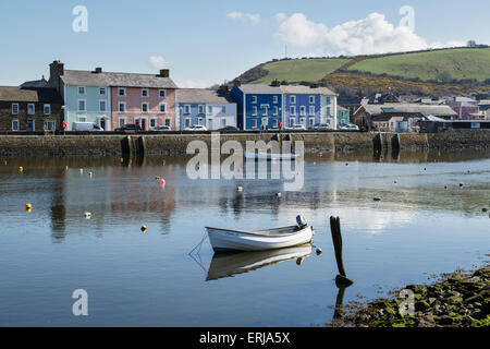 The harbour at Aberaeron, Ceredigion, Wales Stock Photo