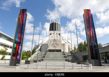 The Metropolitan Cathedral of Christ the King , Liverpool , UK Stock Photo