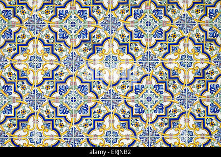 Background from a typical andalusian tiled wall Stock Photo