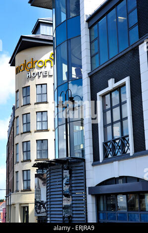 Maldron Hotel, Butcher Street, Derry, Londonderry, Northern Ireland. Stock Photo