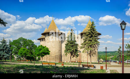 Medieval fortress in Soroca, Republic of Moldova Stock Photo