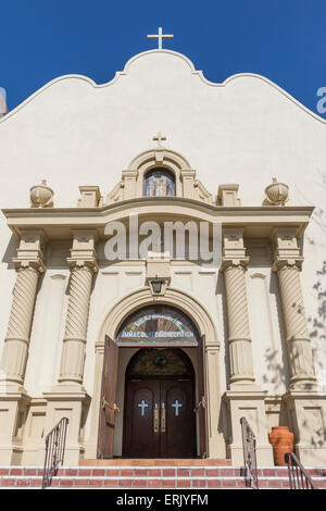 'Immaculate Conception Catholic Church' at Old Town State Park, San Diego. Stock Photo