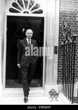 Prime Minister Sir Alec Douglas Home seen here in Kings Lynn during a ...