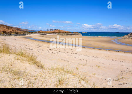 Singing sands, beach, Kentra, Ardnamurchan Peninsula, Lochaber, Highlands, Scotland Stock Photo