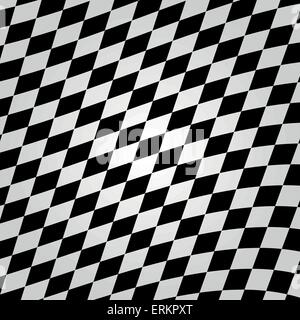 Vector illustration of white and black checkerboard background concept design Stock Vector