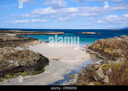 Portuairk beach, Sanna, Ardnamurchan Peninsula, Lochaber, Highlands, Scotland Stock Photo