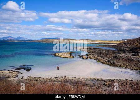 Portuairk beach, Sanna, Ardnamurchan Peninsula, Lochaber, Highlands, Scotland Stock Photo