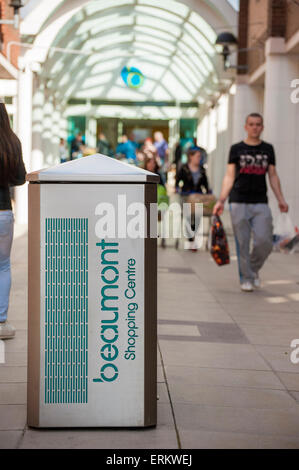 Beaumont Shopping Centre, Leicester LE4 1DS. The site is owned by British Land PLC. Stock Photo