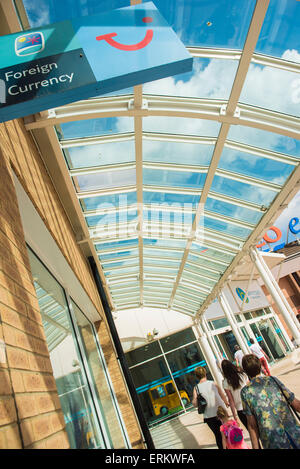 Beaumont Shopping Centre,  Leicester LE4 1DS.  The site is owned by British Land PLC. Stock Photo