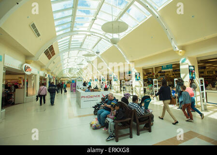 Beaumont Shopping Centre, Leicester LE4 1DS. The site is owned by British Land PLC. Stock Photo