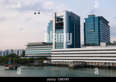 The Harbourfront Center in Singapore Stock Photo