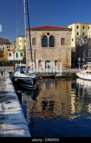 At the old port of Chania, Crete. Stock Photo