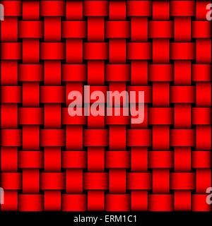Abstract background - intertwined bands - interwoven - vector Stock Vector