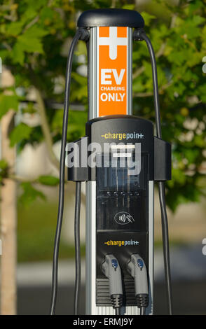 EV Charging Only, Cupertino CA Stock Photo