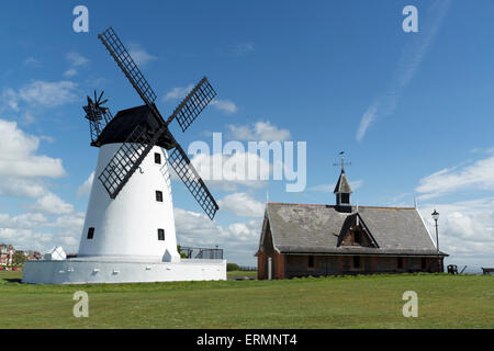 Windmill on the sea front at Lytham St Anne's Stock Photo