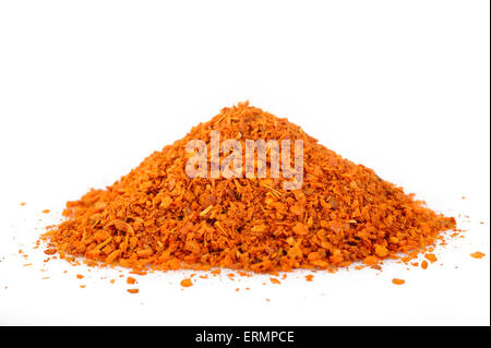 cayenne pepper on white background Stock Photo