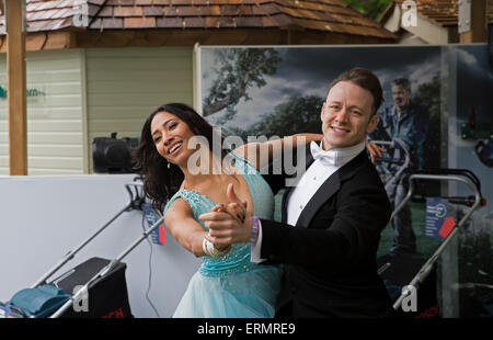 Strictly come dancing at the RHS Chelsea Flower show 2015 Stock Photo