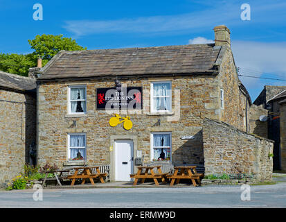 The Red Lion pub in Langthwaite, Arkengarthdale, Yorkshire Dales National Park, North Yorkshire, England UK Stock Photo