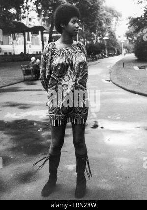 Soul singer Aretha Franklin. 28th July 1970 Stock Photo - Alamy