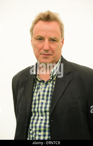 SIMON SZRETER, economic historian and academic activist, at the Hay Literature Festival, Wednesday May 27 2015 Stock Photo