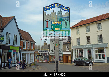 Framlingham Suffolk UK Stock Photo