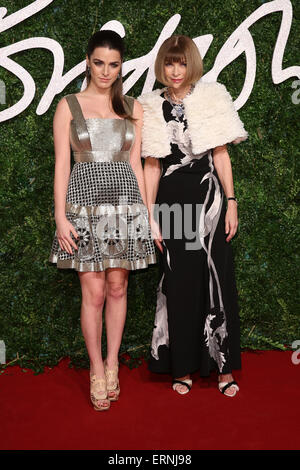 The British Fashion Awards 2014 held at London Coliseum - Arrivals  Featuring: Bee Shaffer,Anna Wintour Where: London, United Kingdom When: 01 Dec 2014 Credit: Lia Toby/WENN.com Stock Photo