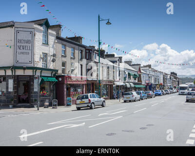 Stryd Fawr/High Street, Porthmadog Stock Photo