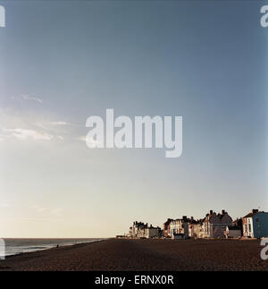 Aldeburgh is a small fishing village on the UK's Suffolk coast that is attracts tourists for its old world charm. Stock Photo