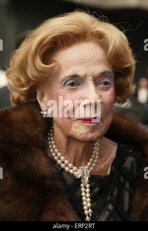 **File Photo**  Opening night of 'Long Day's Journey Into Night' at the Plymouth Theatre - Outside Arrivals  Featuring: Brooke Astor Where: New York City, New York, United States When: 07 May 2003 Credit: Joseph Marzullo/WENN.com Stock Photo