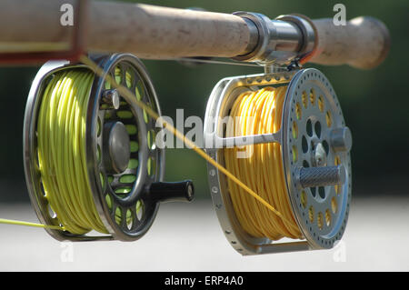 State of the art Fishing reel Stock Photo