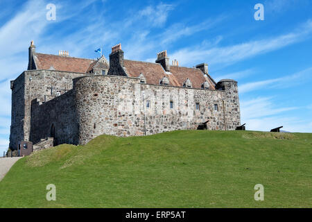 Duart Castle on the Isle of Mull, off the west coast of Scotland Stock Photo