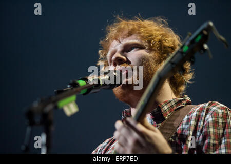 London, Ontario, Canada. 05th June, 2015. Grammy nominated British singer-songwriter Ed Sheeran performs in concert as part of his 2015 concert schedule. Credit:  Mark Spowart/Alamy Live News Stock Photo