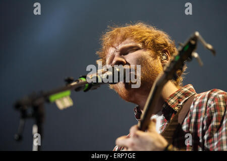 London, Ontario, Canada. 05th June, 2015. Grammy nominated British singer-songwriter Ed Sheeran performs in concert as part of his 2015 concert schedule. Credit:  Mark Spowart/Alamy Live News Stock Photo