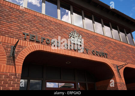 Telford County Court Telford Shropshire West Midlands England UK Stock Photo