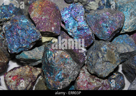 Peacock Ore a.k.a. Bornite Stock Photo