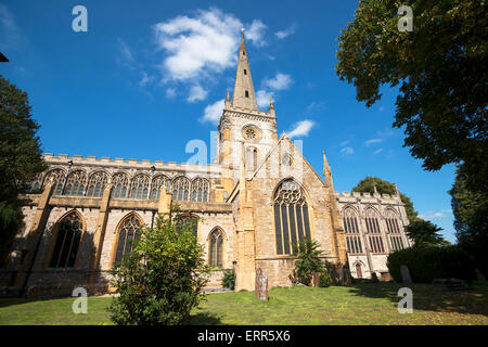 Holy Trinity Church, Shakespeare Buried,  Stratford upon Avon,  Warwickshire, UK Stock Photo