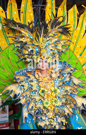 Indonesian dancer in costume - 16 May 2015 FestivalAsia, London (Lila Bhawa) Stock Photo