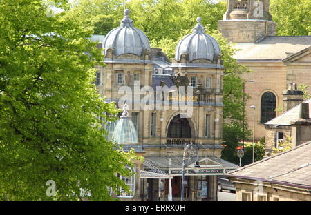 Exterior of Buxton Opera House, The Square, Buxton, Derbyshire, England UK - summer 2015 Stock Photo