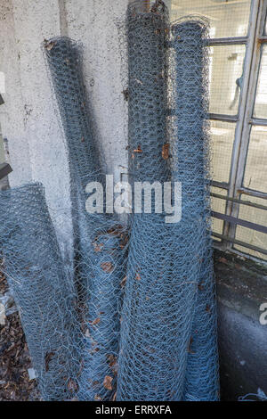 Rolled wire Stock Photo