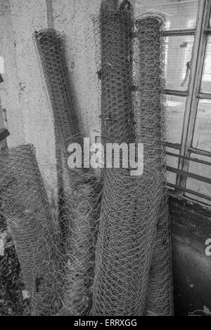 Rolled wire Stock Photo