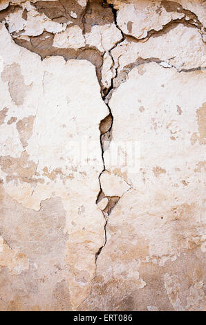 the collapsing wall Stock Photo