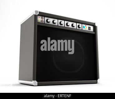 Amplifier isolated on white background Stock Photo