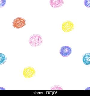 Doodle seamless pencil scribble pattern Stock Vector