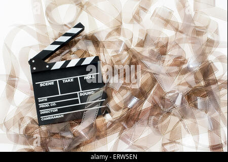 Original old big theater movie cinema 35mm loaded reel with film reels on  neutral background and vintage color effect Stock Photo - Alamy