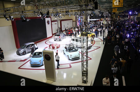 ISTANBUL, TURKEY - MAY 21, 2015: General view of Istanbul Autoshow 2015 Stock Photo